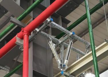 睢宁该抗震支架的整体式支吊架结构协调性好